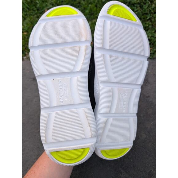 Cole Haan ZERØGRAND Radiant Slip-On Sneakers Sz 9.5 Black Knit Stretch W21296 - Picture 5 of 8